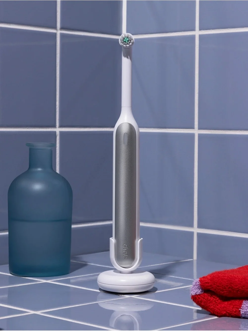 quip Rev Rechargeable Electric Toothbrush - Silver Cloud